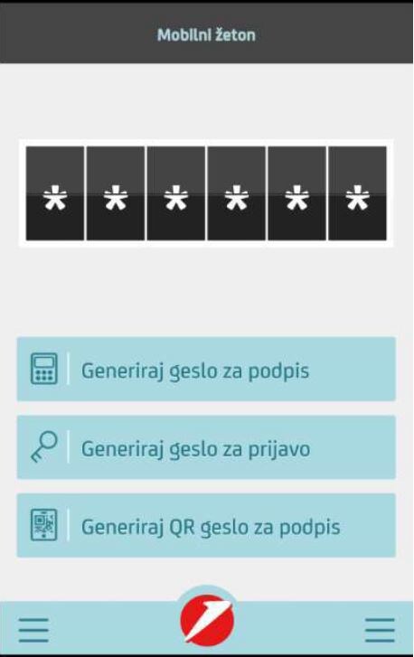 Funkcionalnost vašega Žetona
